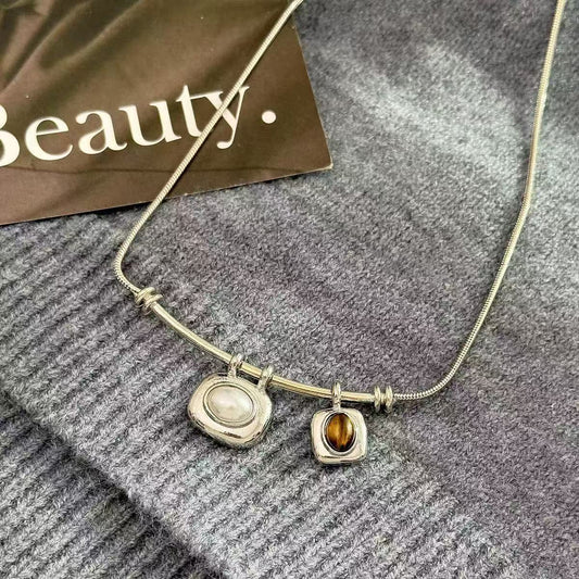 Titanium Steel Pendant Necklace for Women