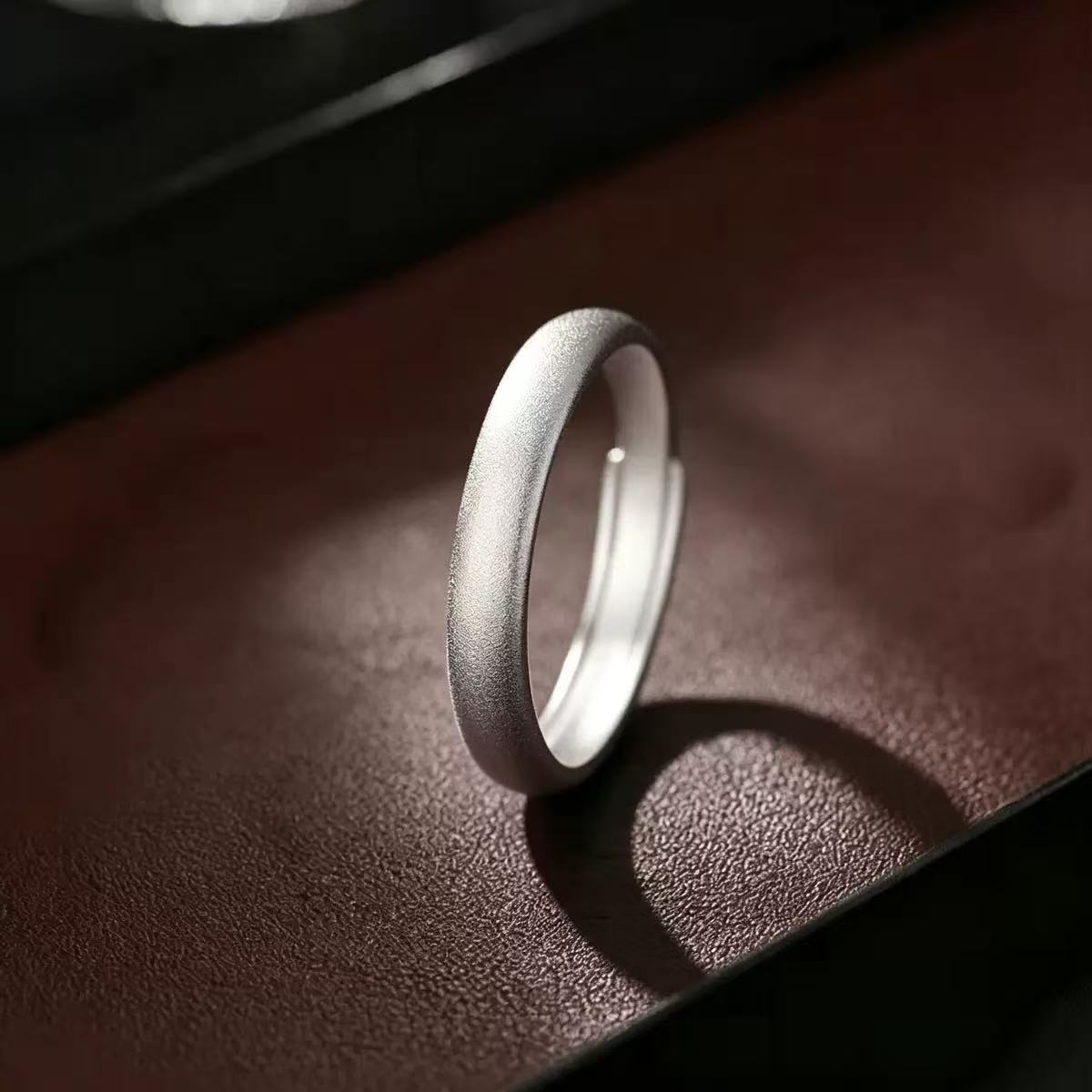 Matte Copper Minimal Ring for Women