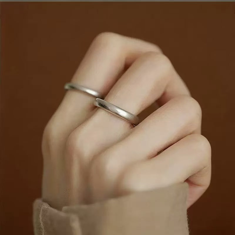 Matte Copper Minimal Ring for Women